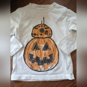 Star Wars BB-8 Toddler Boys T-Shirt 18 Months Halloween Pumpkin